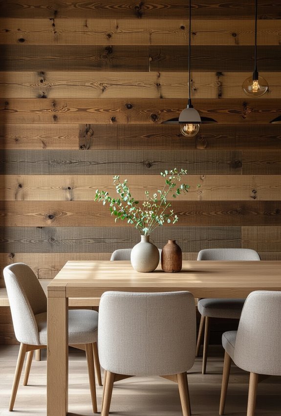 reclaimed live edge wood warmth