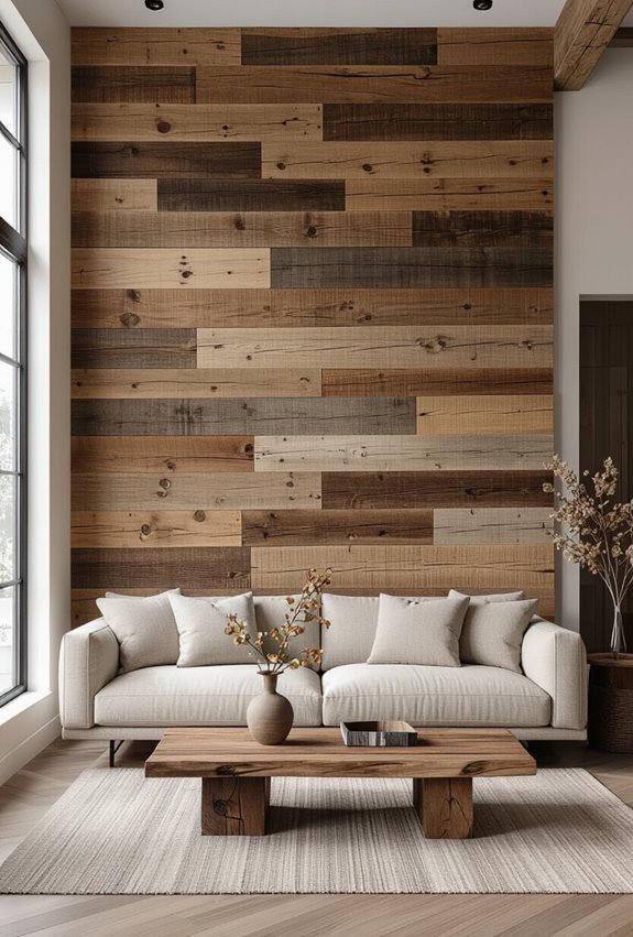 reclaimed materials rustic statement