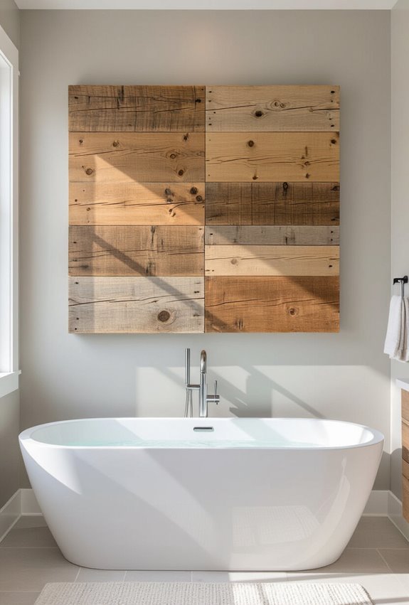 reclaimed pallet mosaic art