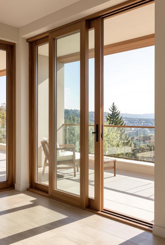 reclaimed timber frames for warmth