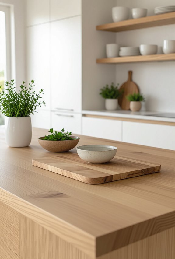 reclaimed wood accents for warmth