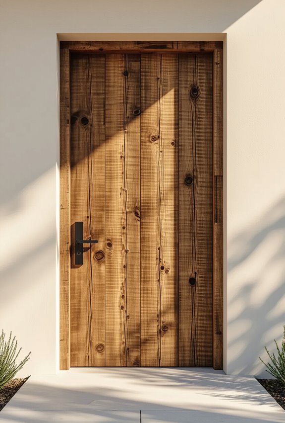 reclaimed wood doors sustainablyfinished