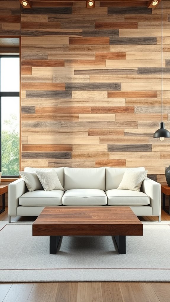 reclaimed wood for warmth