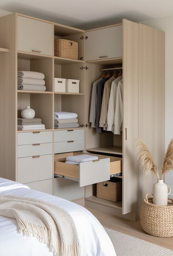 reconfigurable modular cupboard storage