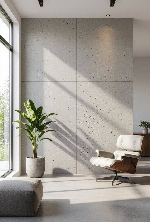 recycled aggregate sustainable concrete walls