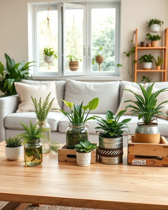 recycled planters for personality