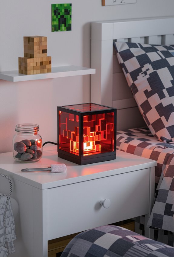 redstone themed led learning lights