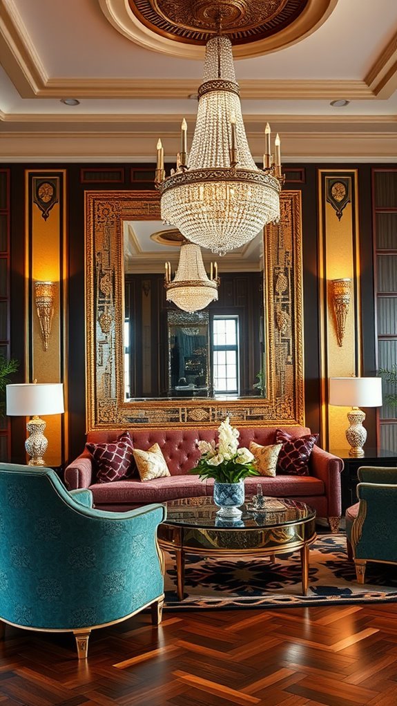 reflective and stylish decor