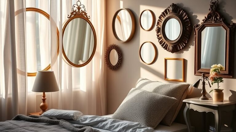 reflective bedroom decor inspiration