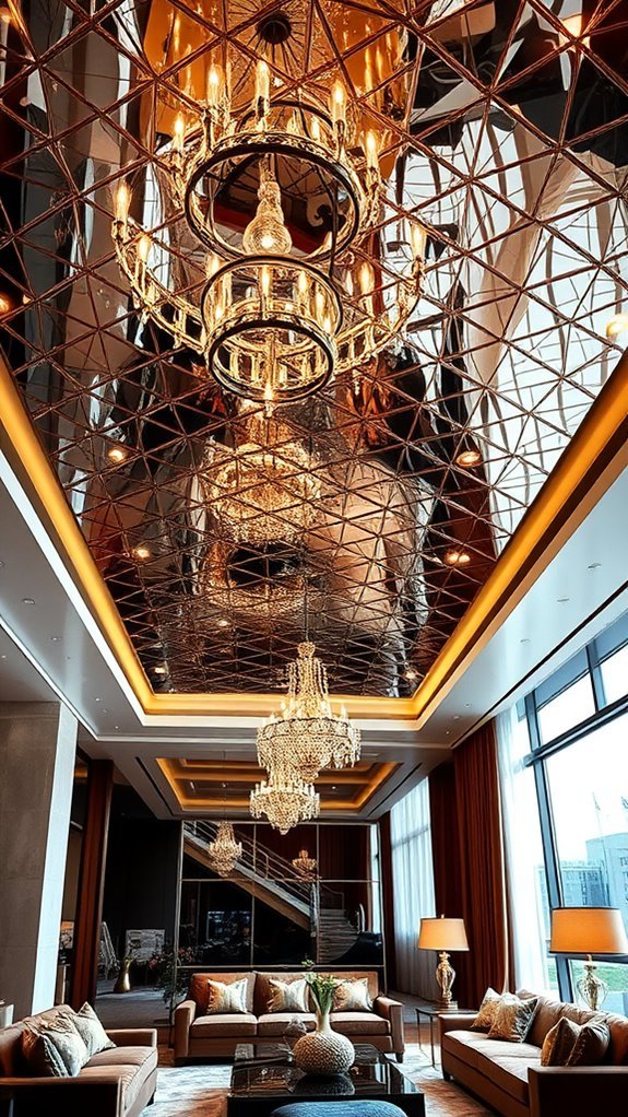 reflective ceilings for illumination