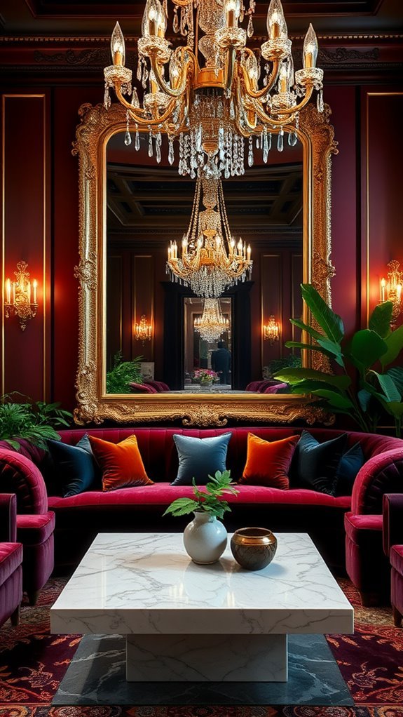 reflective elegant home decor