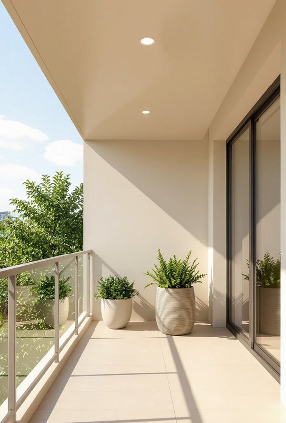 reflective finishes enhance height