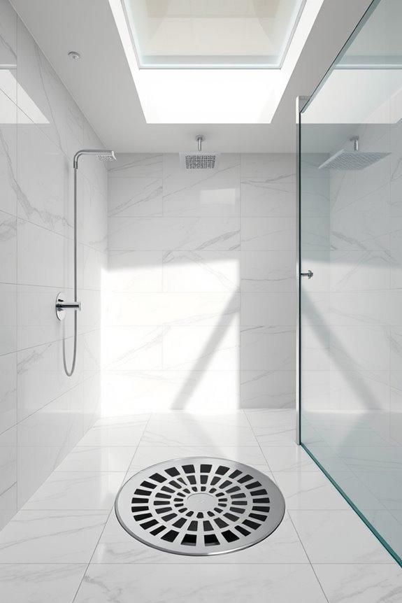 reflective glossy bathroom tiles