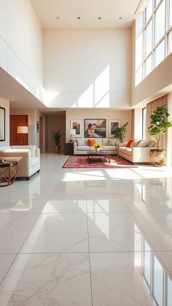 reflective high gloss tiles