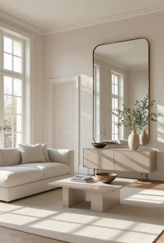 reflective mirror expands light