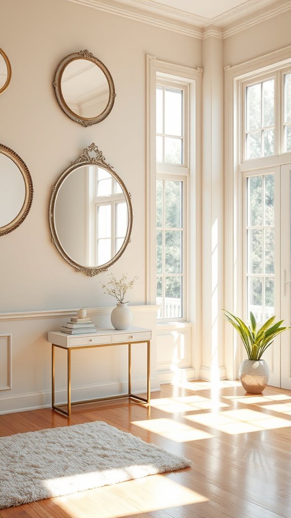 reflective mirrors enhance space