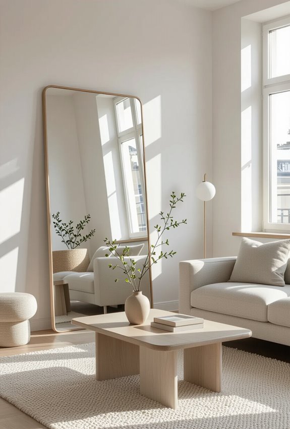 reflective mirrors expand light