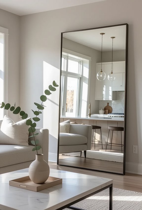 reflective surfaces amplify light