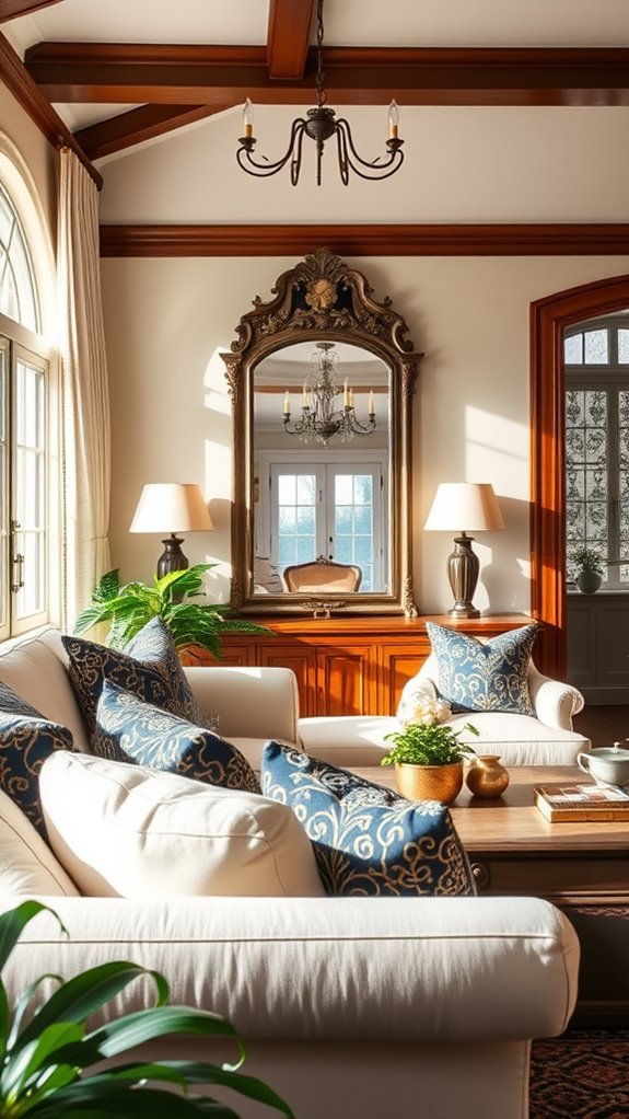 reflective surfaces expand areas