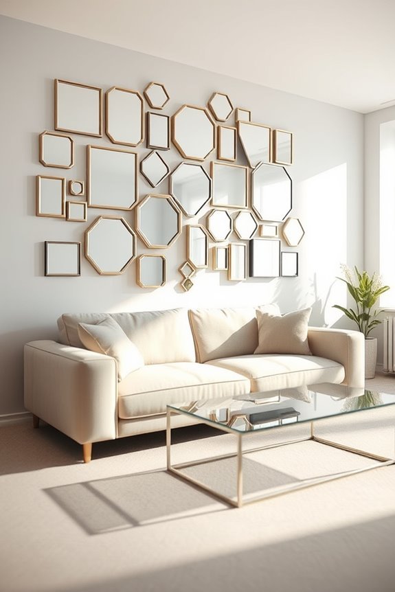 reflective wall design elegance