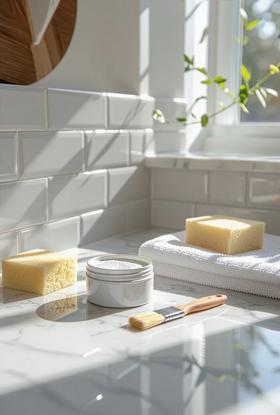 refresh backsplash with grout