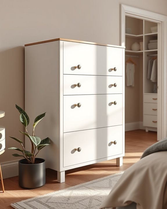 refresh bedroom with hardware