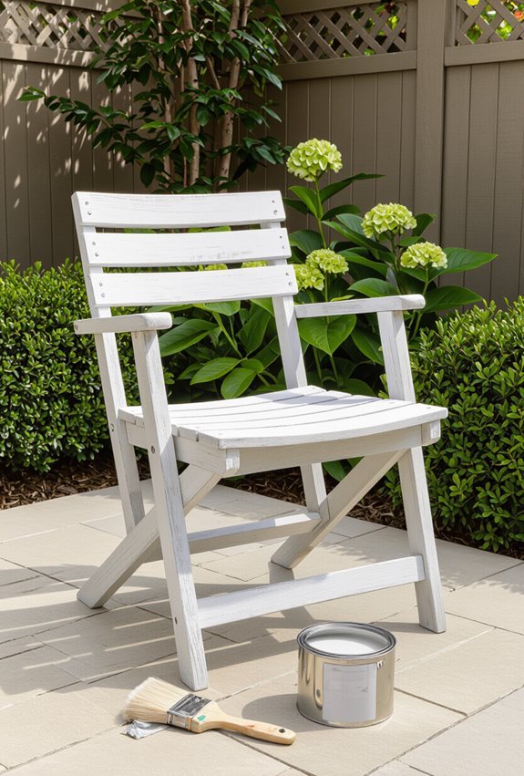 refresh patio furniture with paint