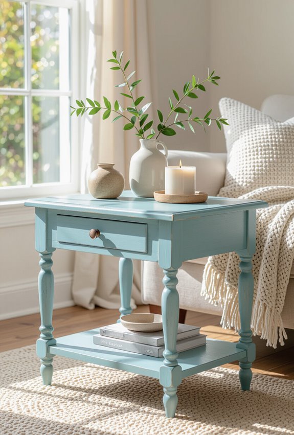 refresh vintage furniture with paint