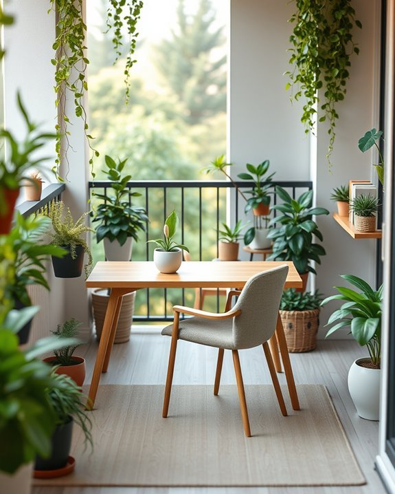 refresh with indoor greenery