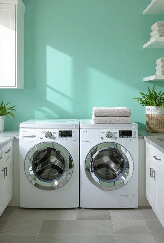 refreshing mint green laundry retreat