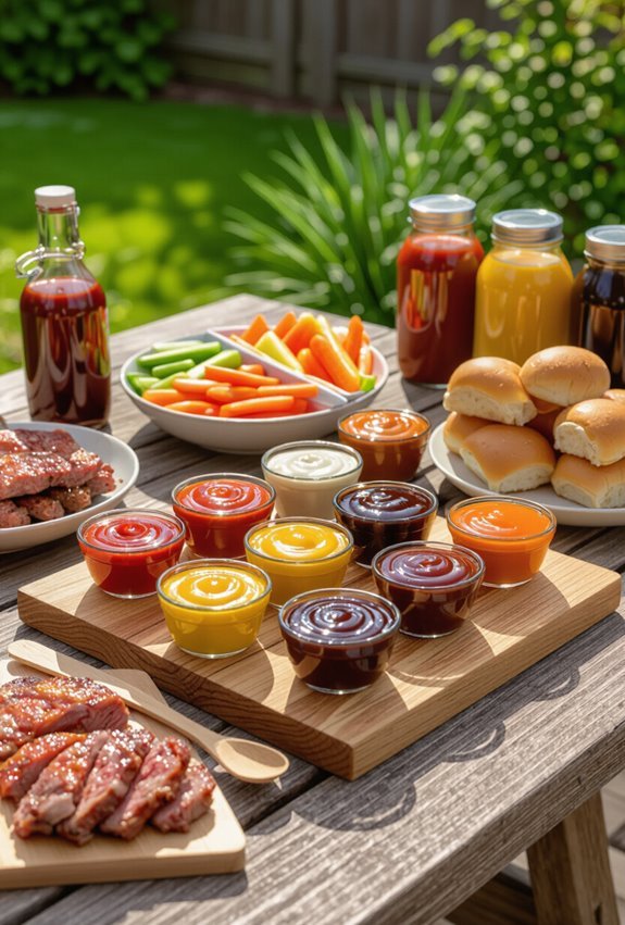 regional bbq sauce tasting