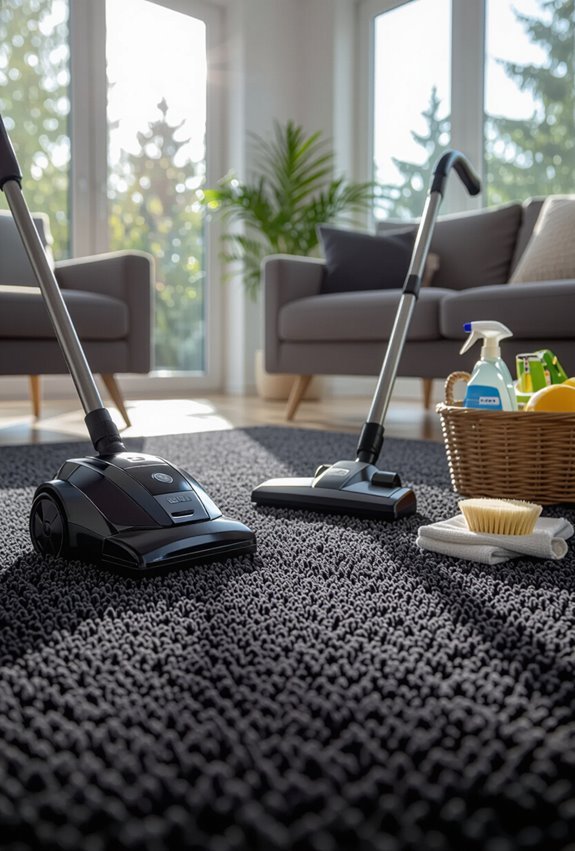 regular cleaning preserves charcoal carpets