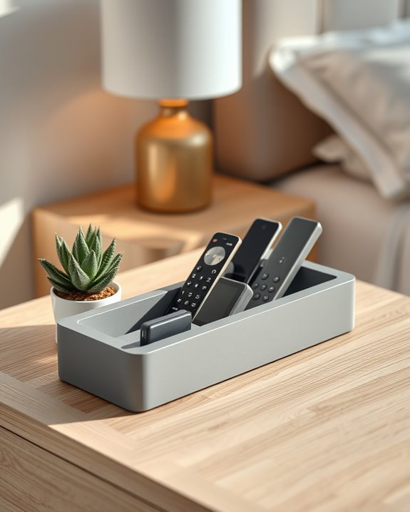 remote control caddy organization