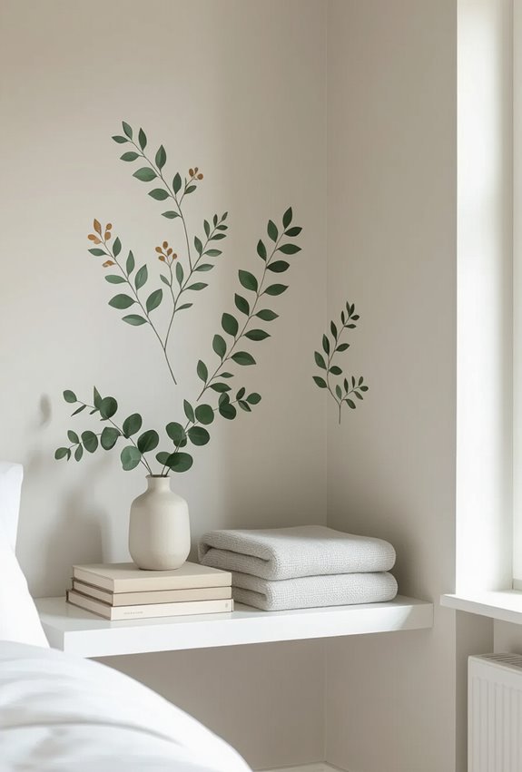 removable botanical and geometric decals