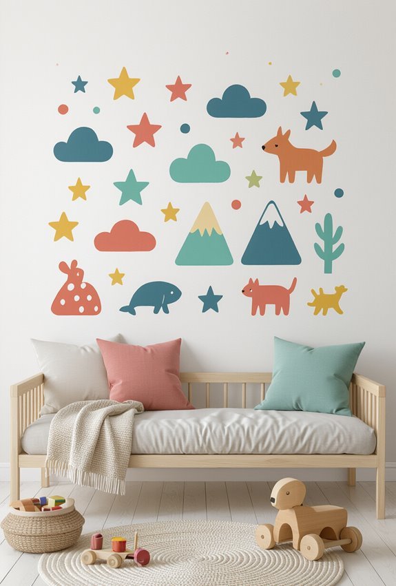 removable decal renter friendly collage