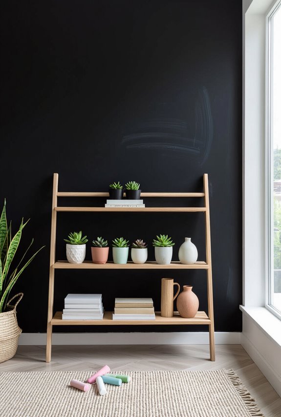 removable magnetic chalkboard accent