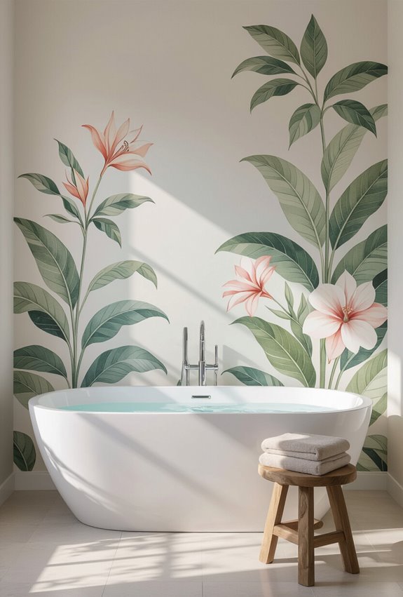 removable peel and stick mural