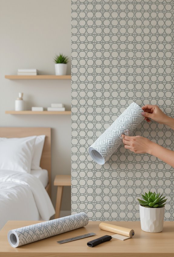 removable peel and stick pattern