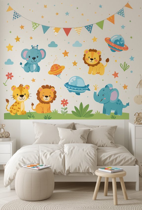 removable themed wall decals