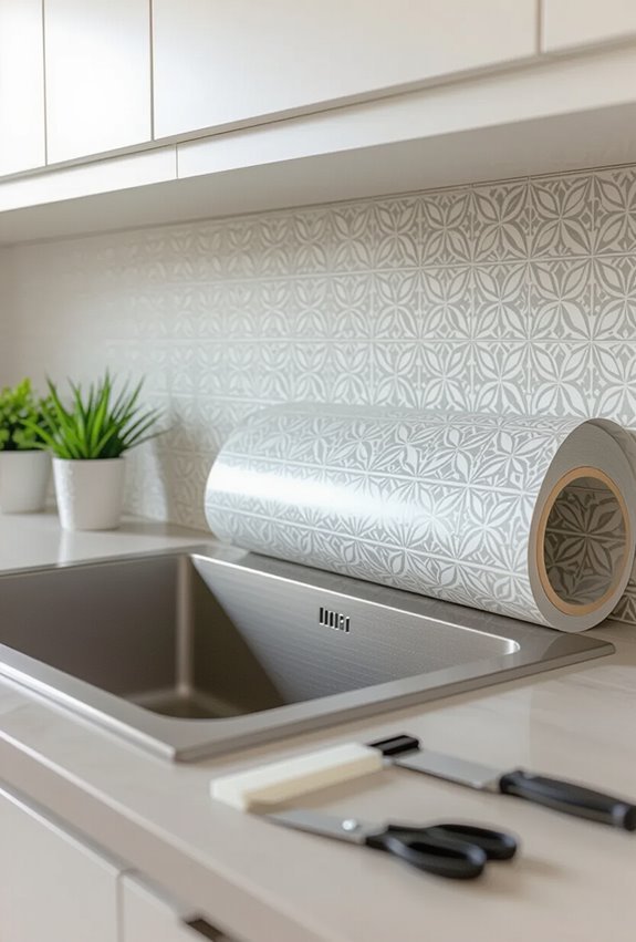 removable wallpaper backsplash tips