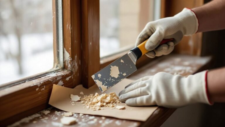 remove cracked paint safely