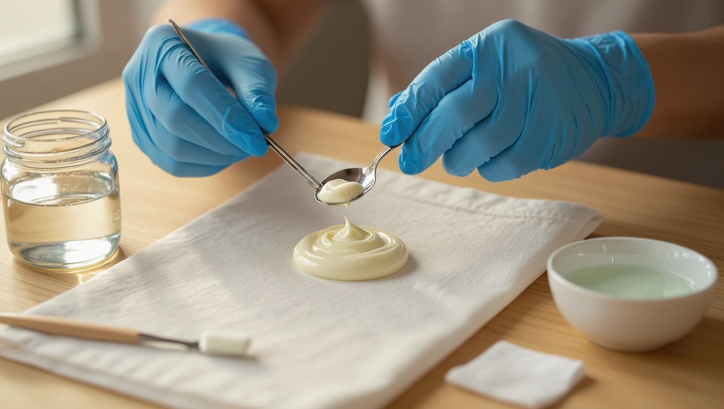 remove dried puffy paint