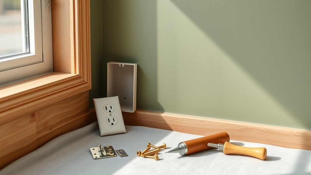 remove fixtures and hardware