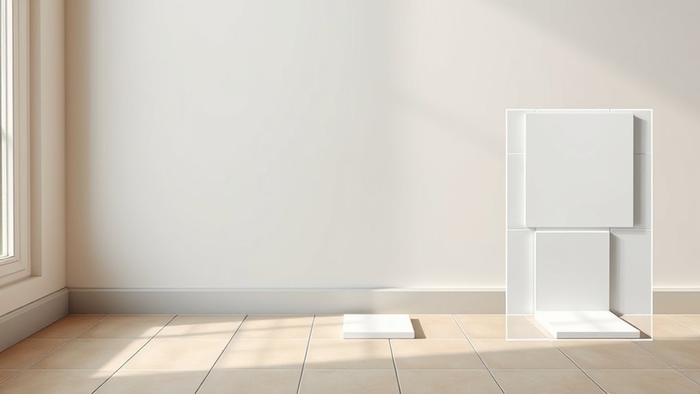 remove glossy paint before tiling