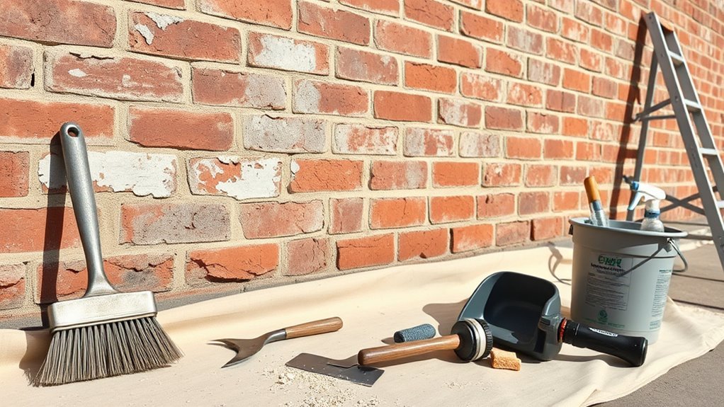 remove loose paint safely