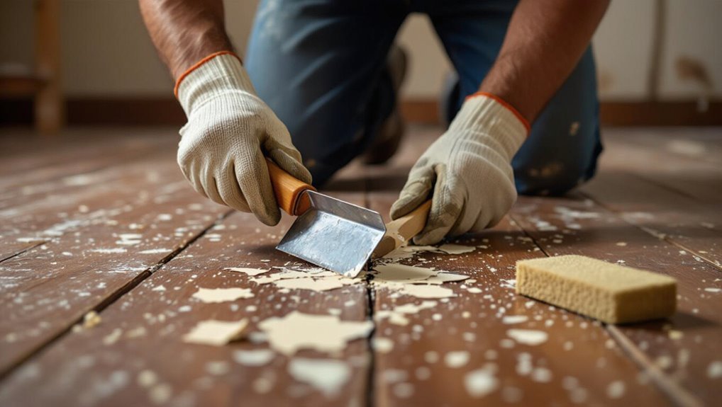remove loose paint thoroughly