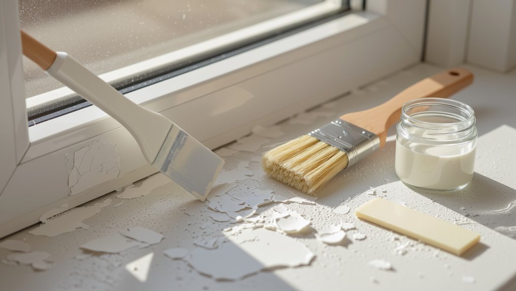 remove paint from vinyl