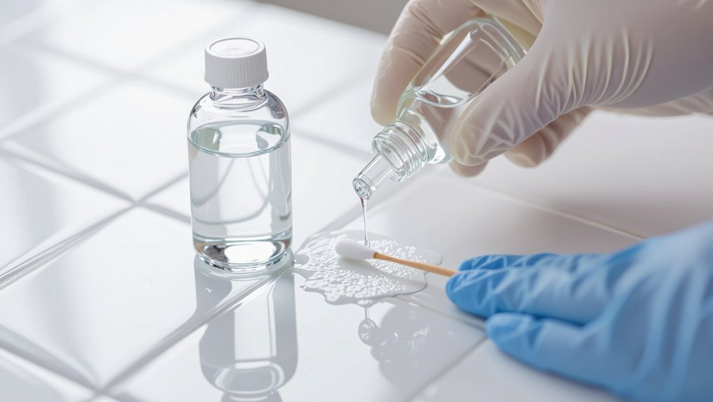 remove paint with alcohol