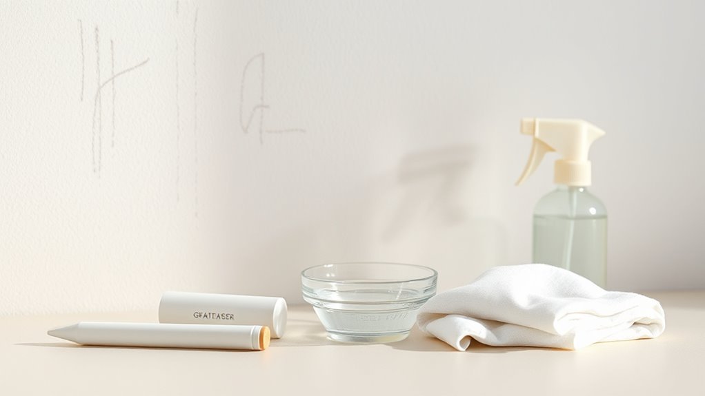 remove pencil marks safely