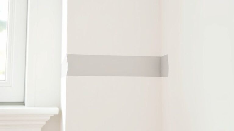 remove tape when paint is tacky